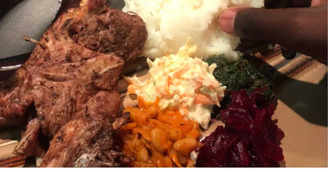 Full meal plate Full meal plate