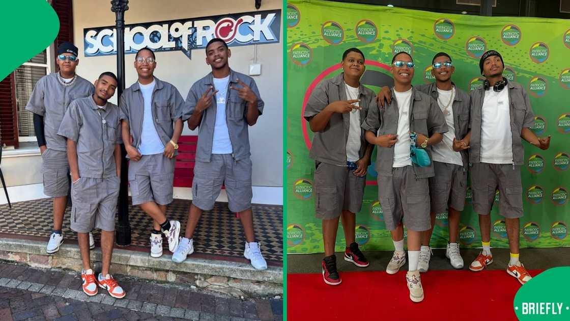 Temple Boys CPT at the School of Rock and at a Patriotic Alliance event.