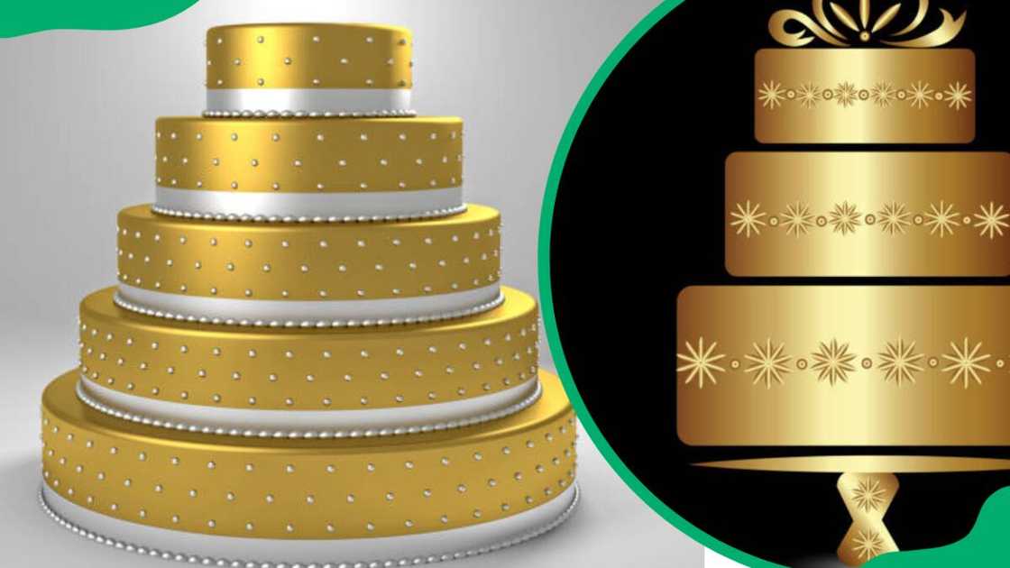 Golden cake Golden cake