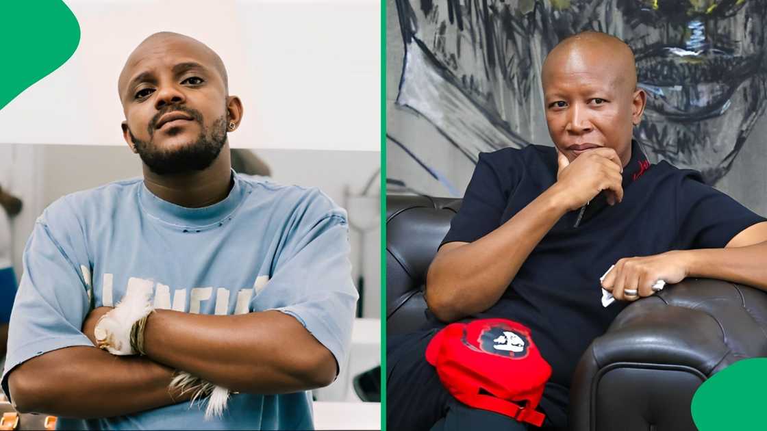 Kabza De Small and Julius Malema spun the decks together. Kabza De Small and Julius Malema spun the decks together.