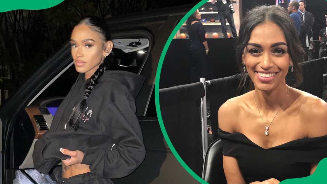 Johnson stands by her car in Charlotte, North Carolina and at an event at Barclays Center Johnson stands by her car in Charlotte, North Carolina and at an event at Barclays Center