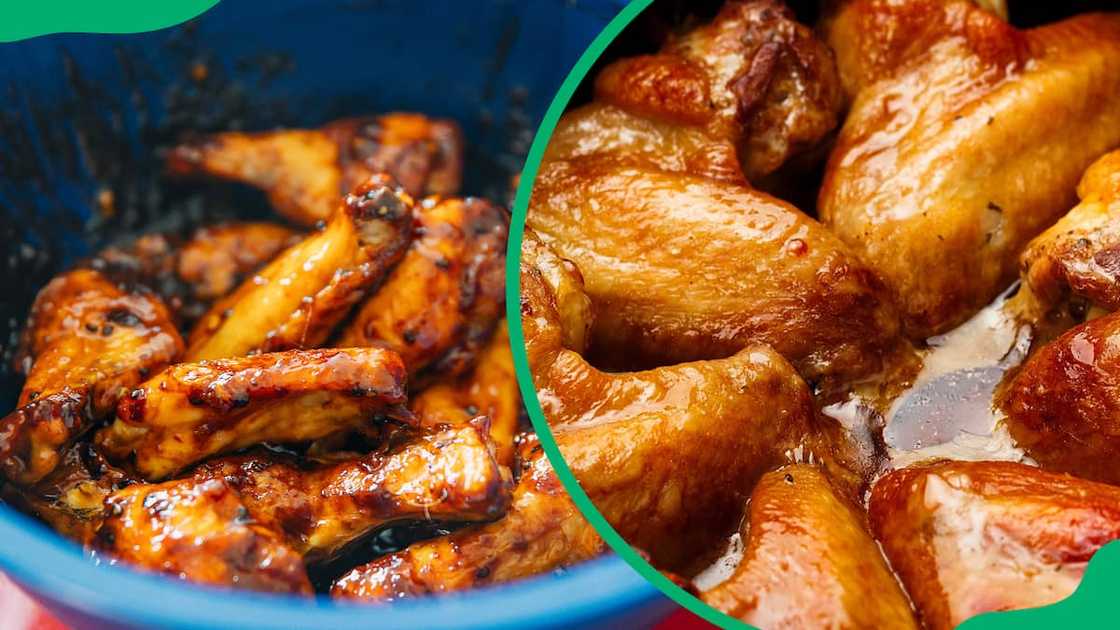 Sticky chicken wings recipe