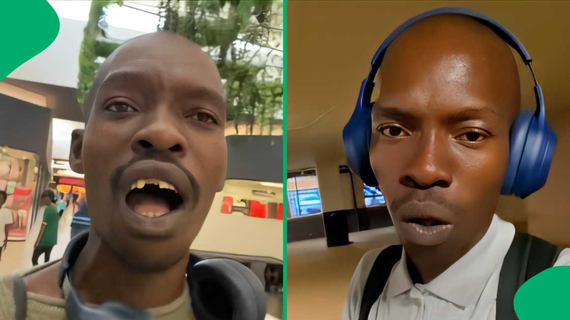 South Africans applauded a man for giving a raw and passionate vocal performance in a shopping centre. South Africans applauded a man for giving a raw and passionate vocal performance in a shopping centre.