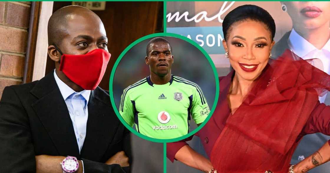 Sifiso Khumalo at Boksburg Magistrate's Court, former Orlando Pirates goalie Senzo Khumalo Moses Mabhida Stadium Kelly Khumalo at the Season 3 premiere launch of Life with Kelly Khumalo in The Mesh Club