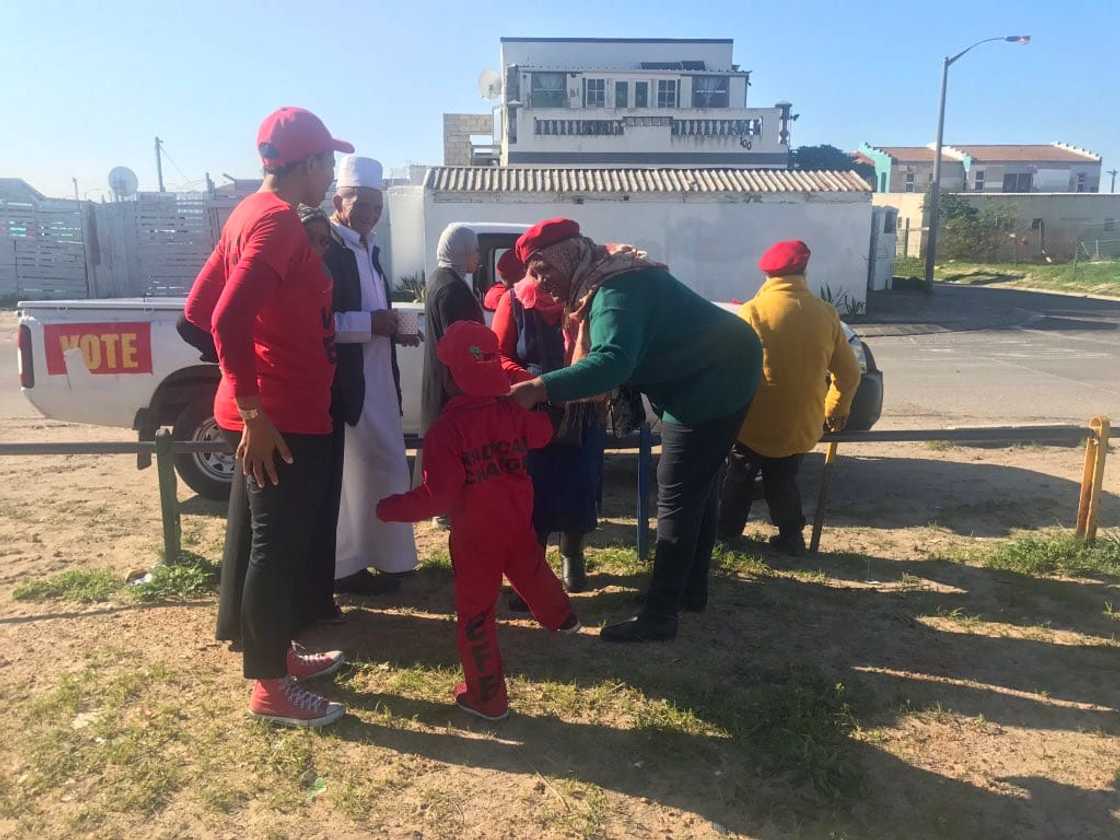 Meet Liwa, the Economic Freedom Fighter's youngest supporter, at just 5-years-old Meet Liwa, the Economic Freedom Fighter's youngest supporter, at just 5-years-old