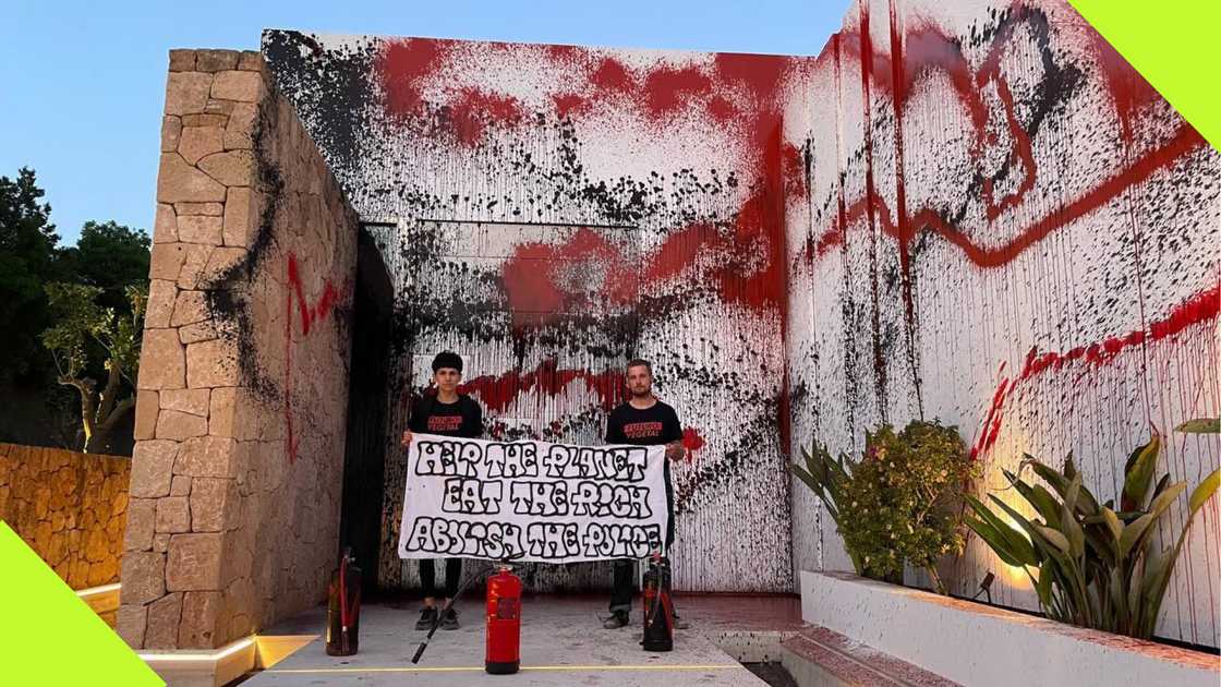 Lionel Messi's house in Ibiza is vandalised Lionel Messi's house in Ibiza is vandalised