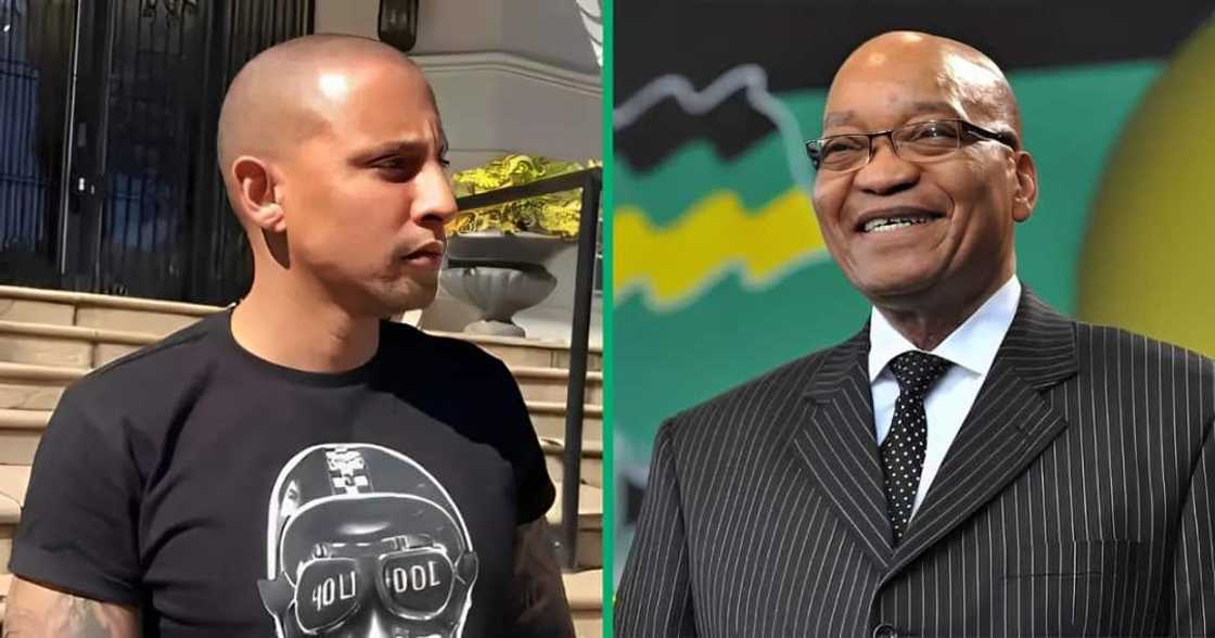 Warras argues that Jacob Zuma is the Donald Trump of South Africa. Warras argues that Jacob Zuma is the Donald Trump of South Africa.