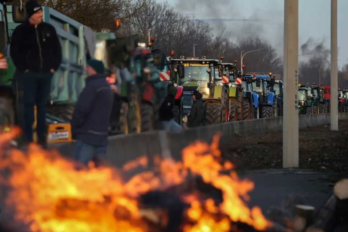 Belgian farmers have been waging their own campaign of direct action