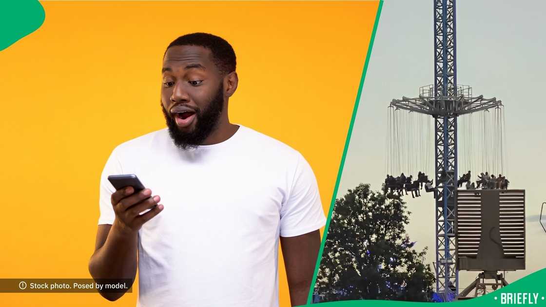 TikTok users were shocked at how calm riders were while floating in the air TikTok users were shocked at how calm riders were while floating in the air