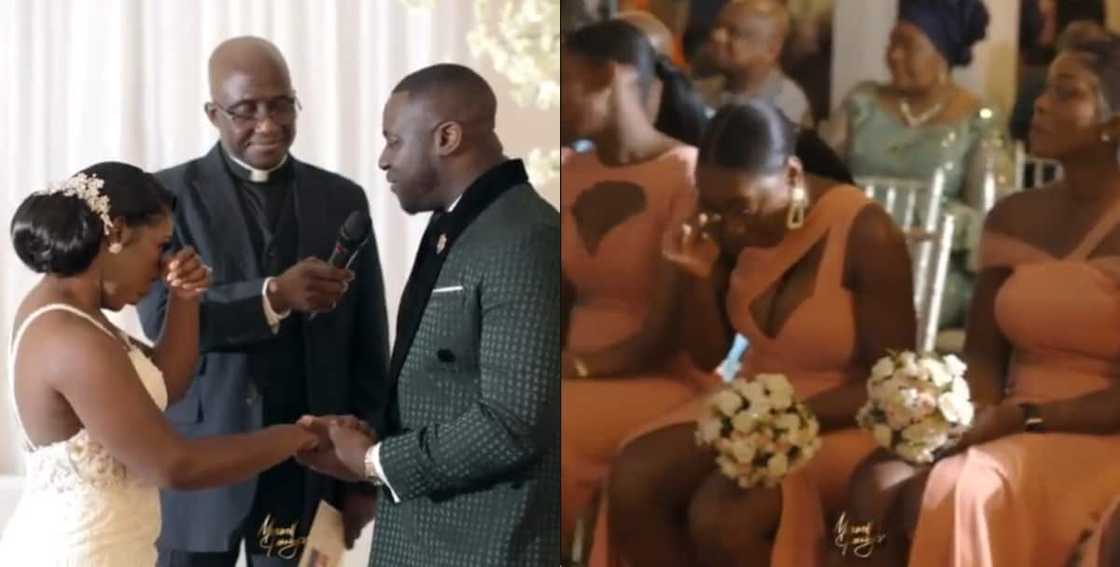 Man's vows getting crowd teary-eyed Man's vows getting crowd teary-eyed