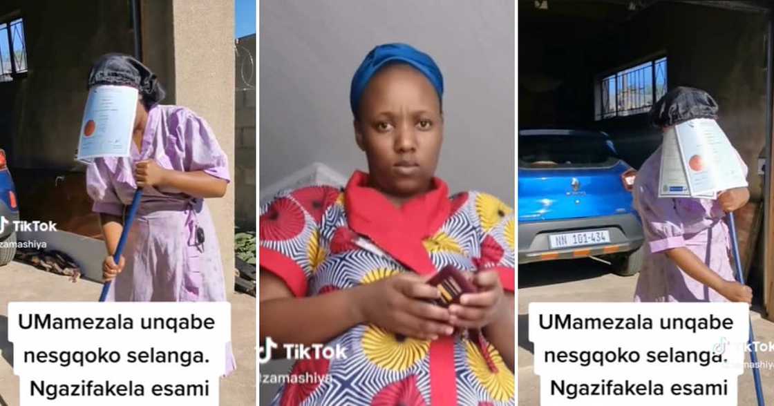 Wearing her qualifications as a sun hat, TikTok user @zamashiya went viral for her sassiness Wearing her qualifications as a sun hat, TikTok user @zamashiya went viral for her sassiness