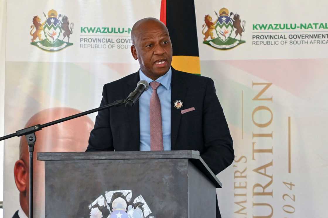 Arthur Thamsanqa Ntuli at the inauguration of the new premier of KwaZulu-Natal