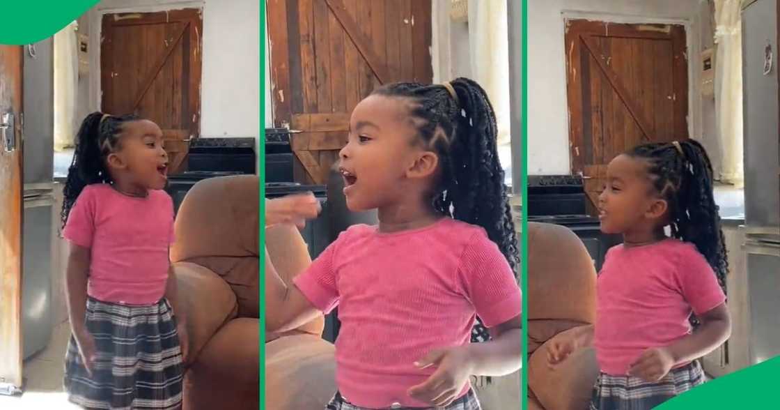 Mzansi moved by little girl's performance