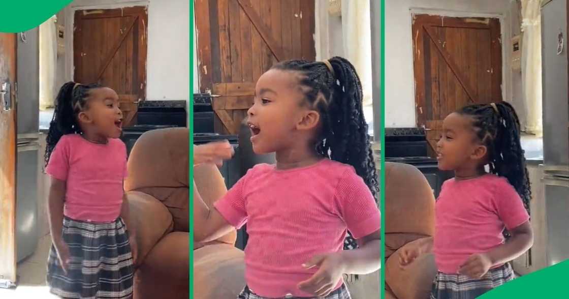 Mzansi moved by little girl's performance Mzansi moved by little girl's performance