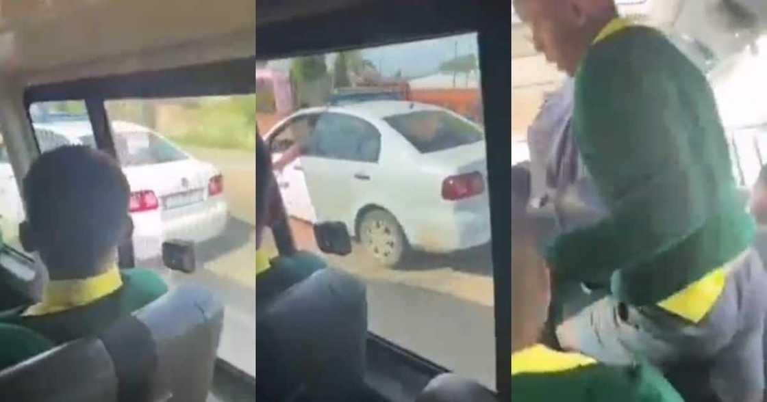 Taxi driver, SAPS, Metro Police, pulled over, standstill, vehicle, public transport, school kids, school students, pupils, trending video Taxi driver, SAPS, Metro Police, pulled over, standstill, vehicle, public transport, school kids, school students, pupils, trending video