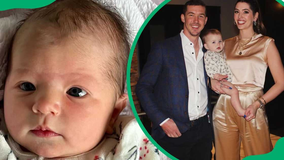 McKenzie Marcinek and Walker Buehler with their daughter, Finley Wren Buehler McKenzie Marcinek and Walker Buehler with their daughter, Finley Wren Buehler