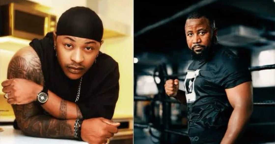 Priddy Ugly and Cassper Nyovest Priddy Ugly and Cassper Nyovest