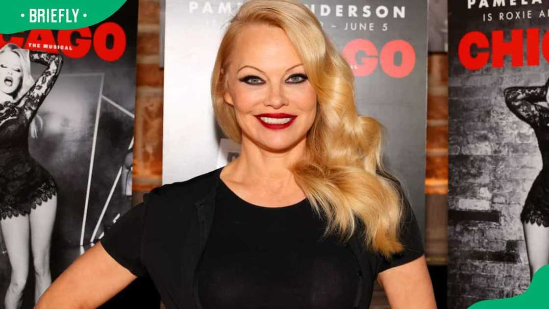 Pamela Anderson during a photo call at The Civilian Hotel Pamela Anderson during a photo call at The Civilian Hotel