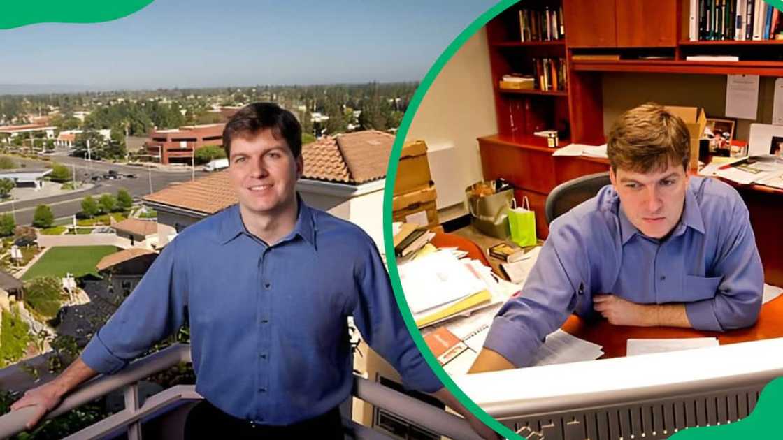 Michael Burry going about his business Michael Burry going about his business