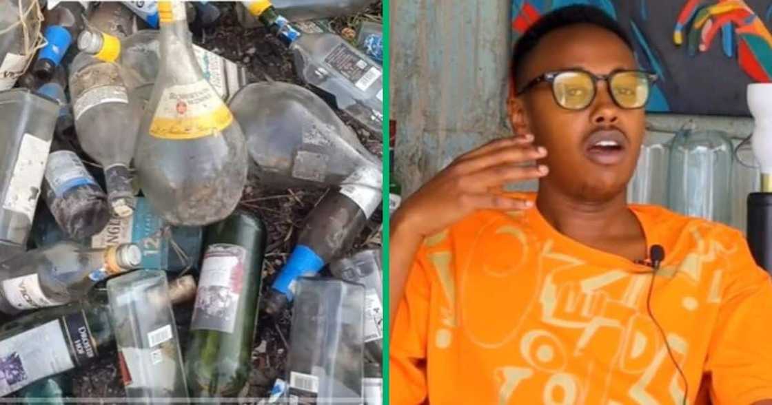 TikTok video shows man cutting glass TikTok video shows man cutting glass