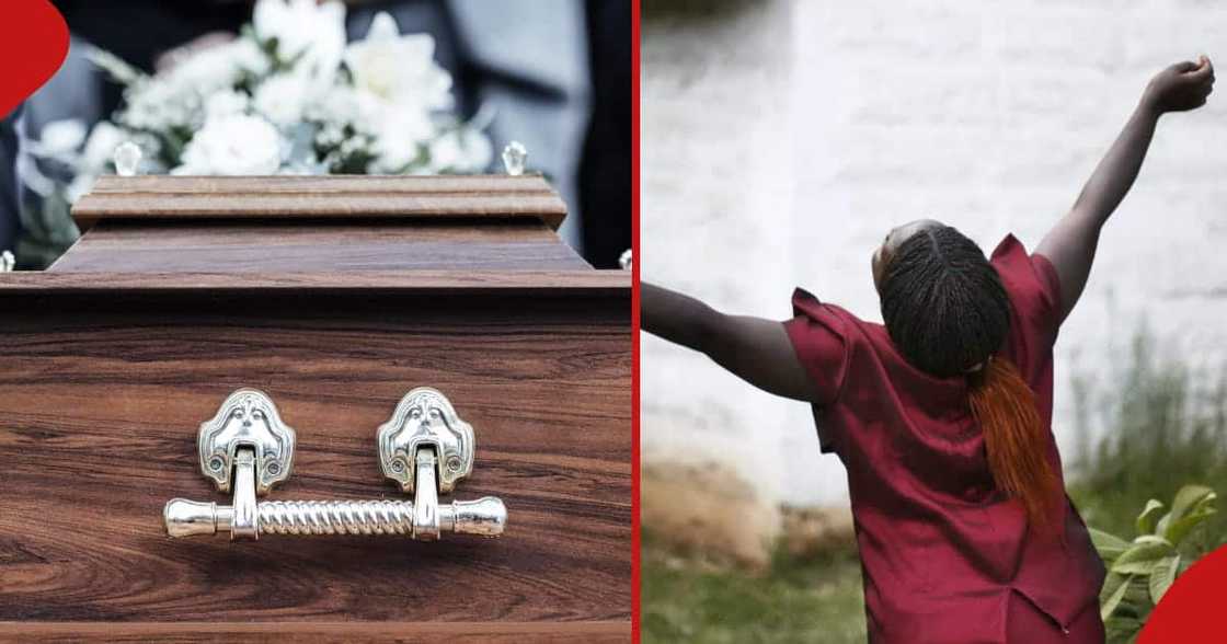 Woman declared dead found breathing. Woman declared dead found breathing.