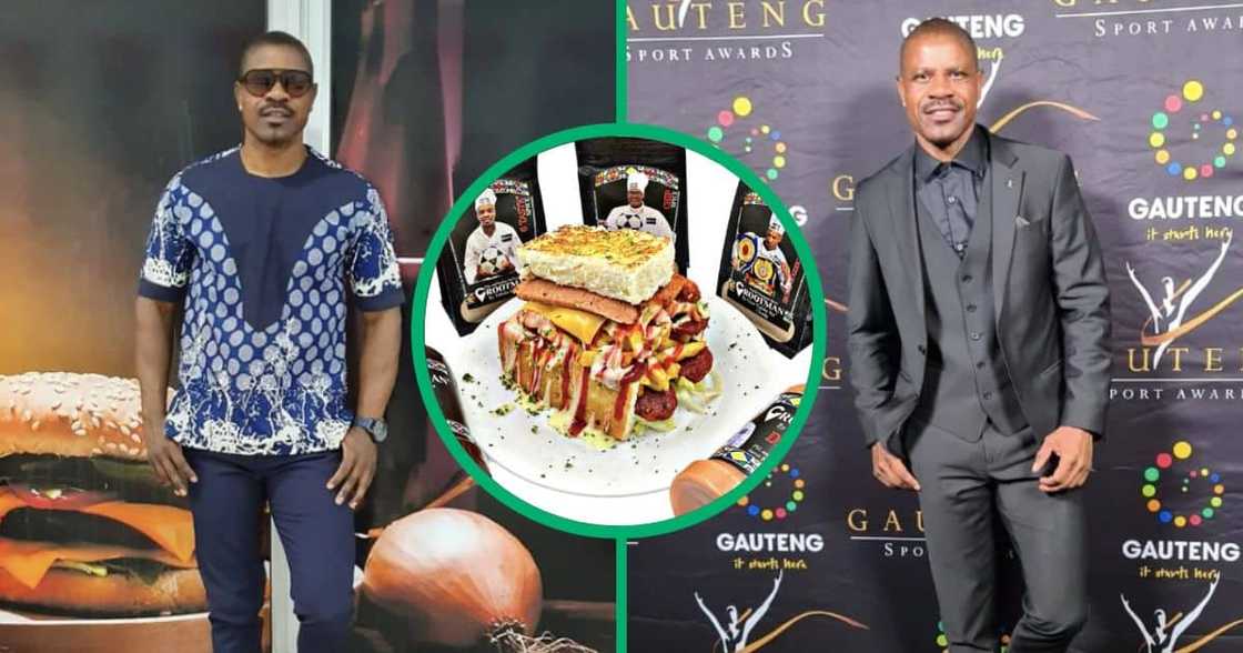 Former Orlando Pirates Captain Lucky Lekgwathi is now selling kotas Former Orlando Pirates Captain Lucky Lekgwathi is now selling kotas