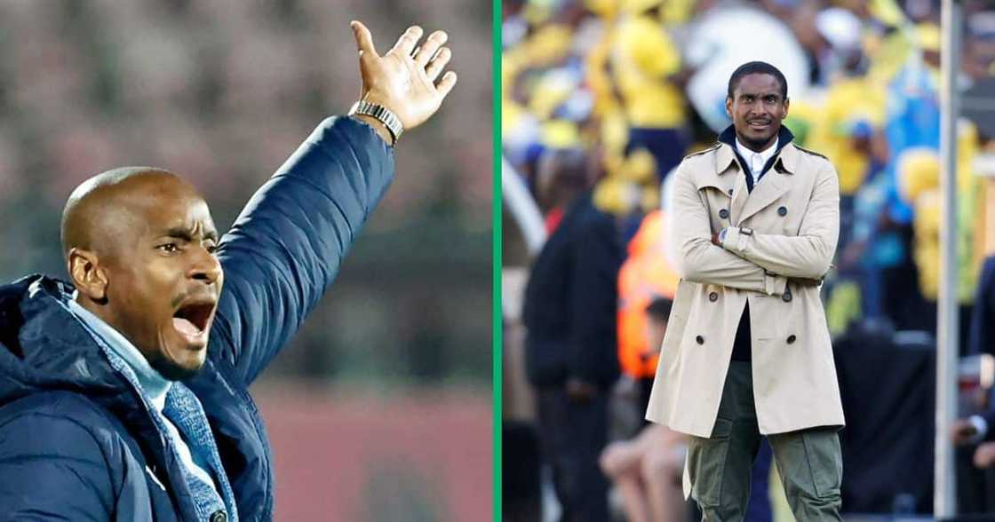 Rulani Mokwena, Mamelodi Sundowns' coach, prayed for his players who are injured to be healed Rulani Mokwena, Mamelodi Sundowns' coach, prayed for his players who are injured to be healed