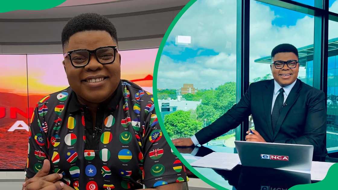 Thembekile Mrototo in studio. Thembekile Mrototo in studio.