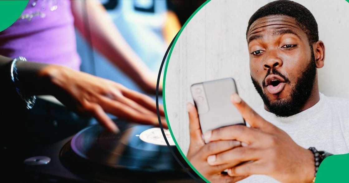 Female DJ performs in swimwear Female DJ performs in swimwear