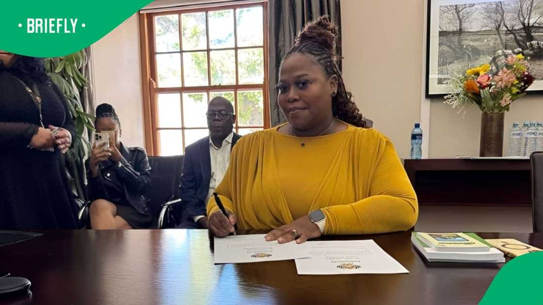 Nthabiseng Mokoena-Zondi was released on bail after she was arrested for allegedly extorting money from fellow MK Party MPs