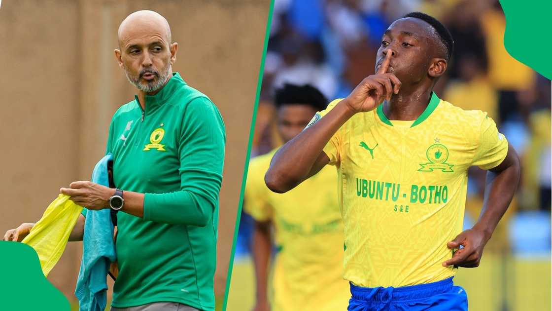 Miguel Cardoso needed a goal from Peter Shalulile to earn a point against AS FAR Rabat. Miguel Cardoso needed a goal from Peter Shalulile to earn a point against AS FAR Rabat.