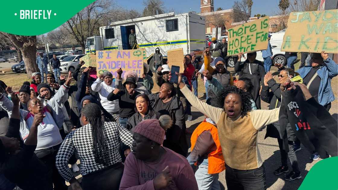 Community members celebrated the news outside the courtroom