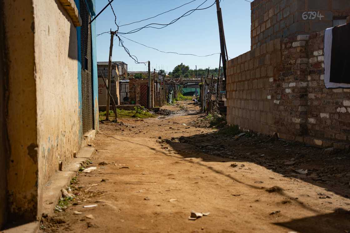 Alexandra township road in bad condition