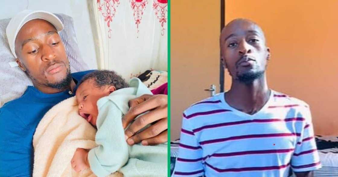 TikTok video dad feed baby daughter TikTok video dad feed baby daughter