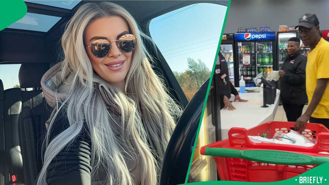 The mom told a male shopper to buy groceries worth R1000 and that she would pay for them