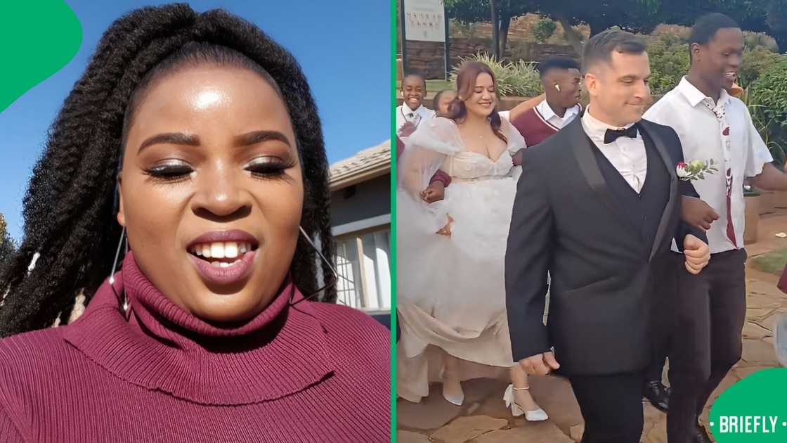 TikTok users were in stitches after seeing school learners acting as if they were invited to a wedding