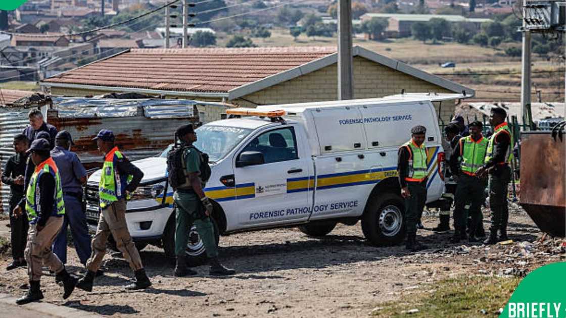 SAPS crime scene