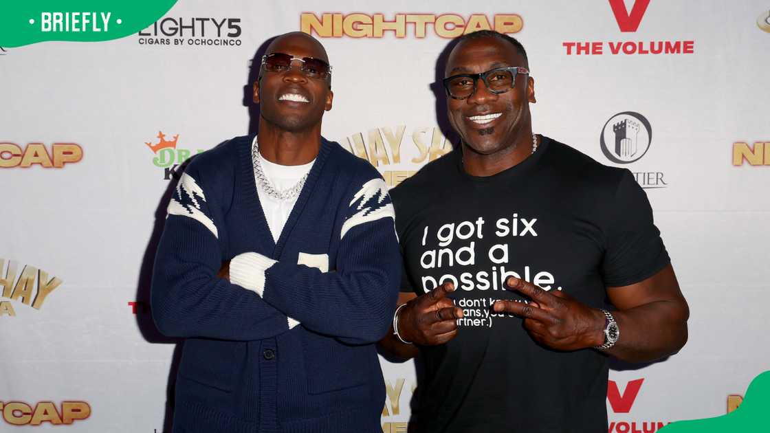 Chad Ochocinco and Shannon Sharpe in Las Vegas