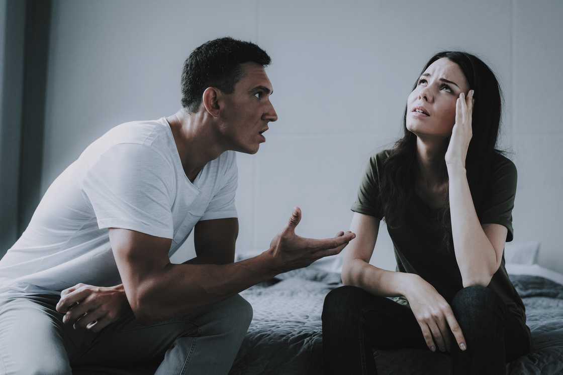 A picture of a couple in a toxic relationship A picture of a couple in a toxic relationship