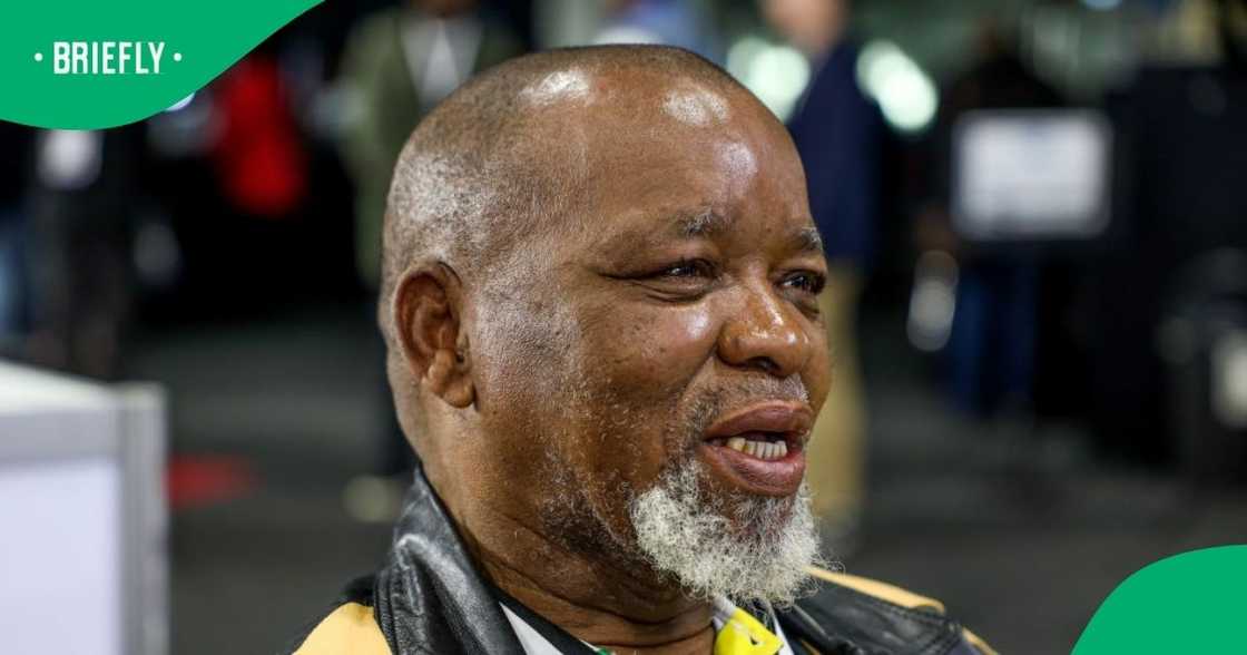 Gwede Mantashe had a light moment of laughter in Parliament with Mbuyiseni Ndlozi Gwede Mantashe had a light moment of laughter in Parliament with Mbuyiseni Ndlozi