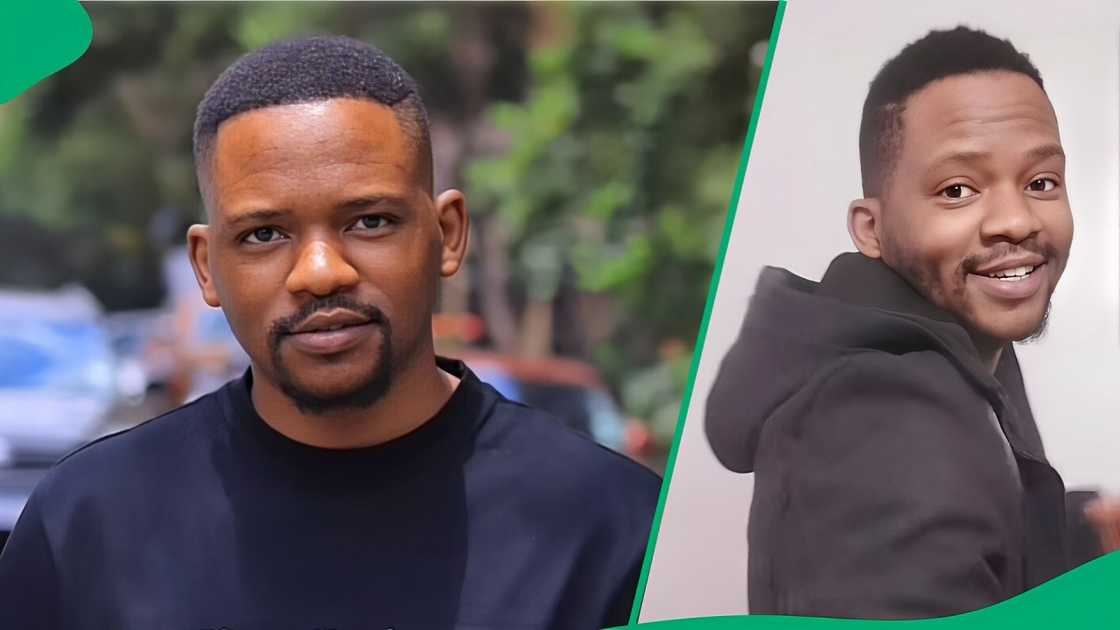 A TikTok video shows a man sharing his story of quitting his job. A TikTok video shows a man sharing his story of quitting his job.