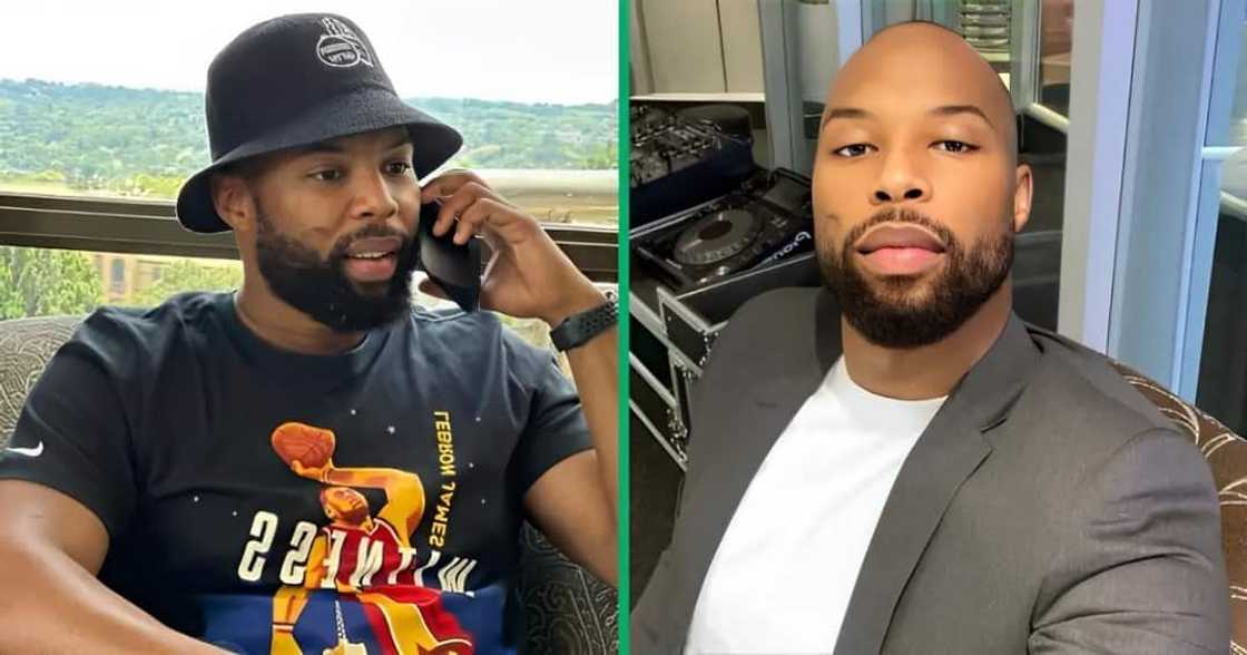Sizwe Dhlomo realises how good he looks. Sizwe Dhlomo realises how good he looks.