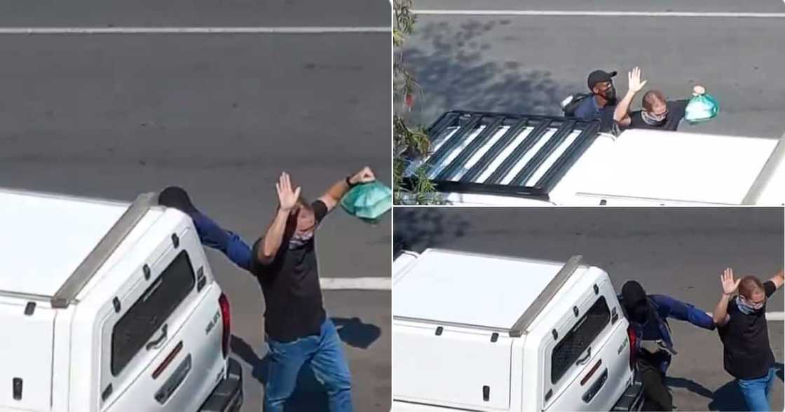 Lunch, Man, Mzansi, South Africa, Hillclimb Cafe, Westmead, Durban, Gun, Toyota Hilux, Hijacking, Social media, Yusuf Abramjee, Crime