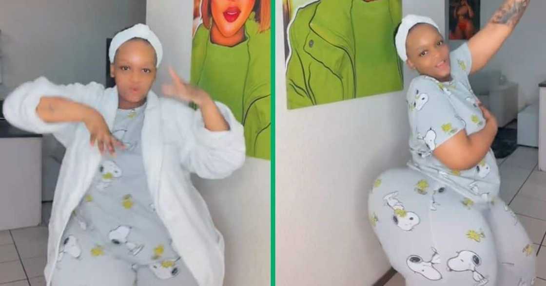 Johannesburg woman tries to twerk. Johannesburg woman tries to twerk.