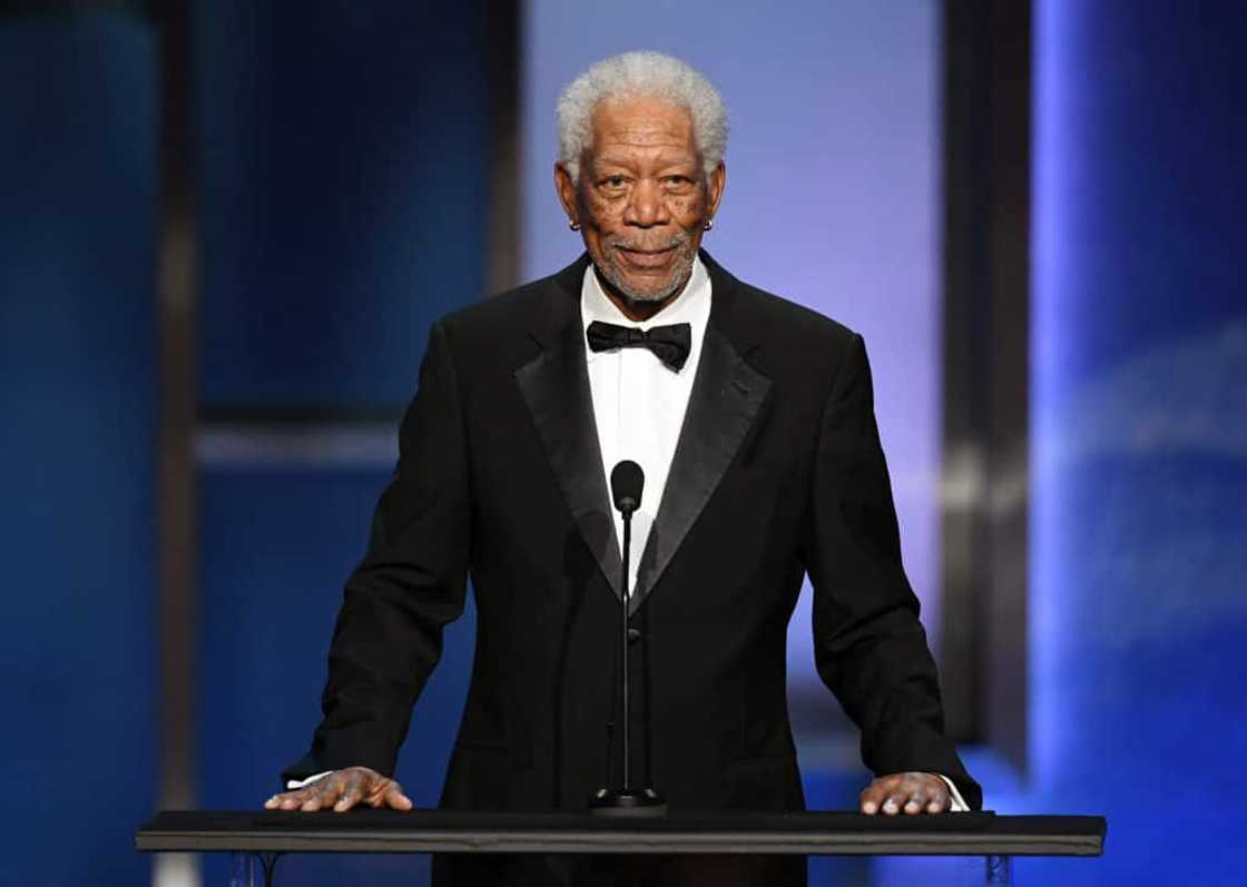 Morgan Freeman onstage at Dolby Theatre Morgan Freeman onstage at Dolby Theatre