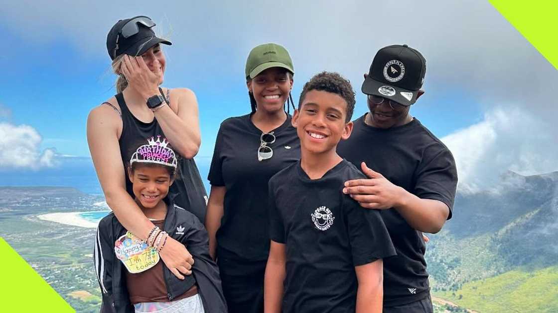 Rachel Kolisi spends time with her family. Rachel Kolisi spends time with her family.