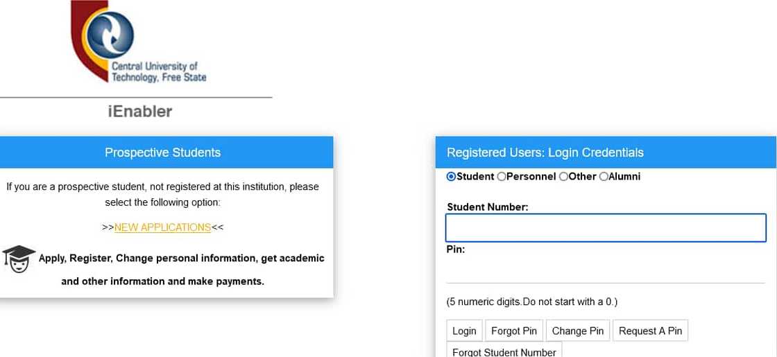 CUT online application CUT online application
