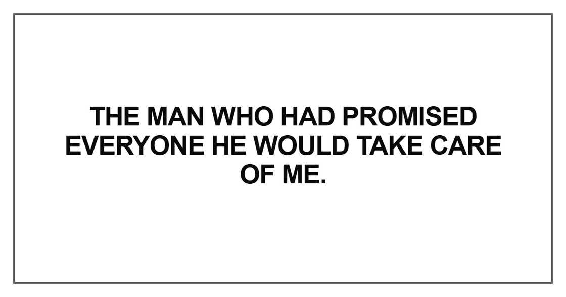 The man who had promised everyone The man who had promised everyone
