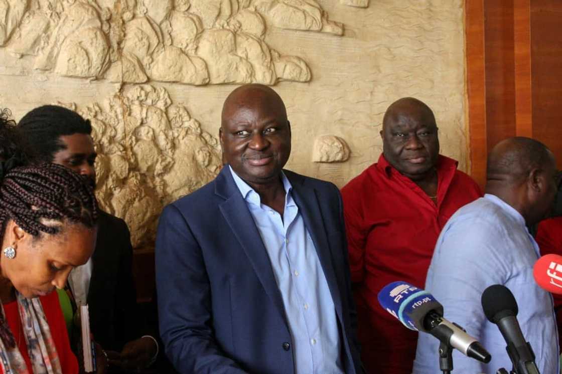 Former prime minister Aristide Gomes has gone into hiding since returning from exile (2019 file picture) Former prime minister Aristide Gomes has gone into hiding since returning from exile (2019 file picture)