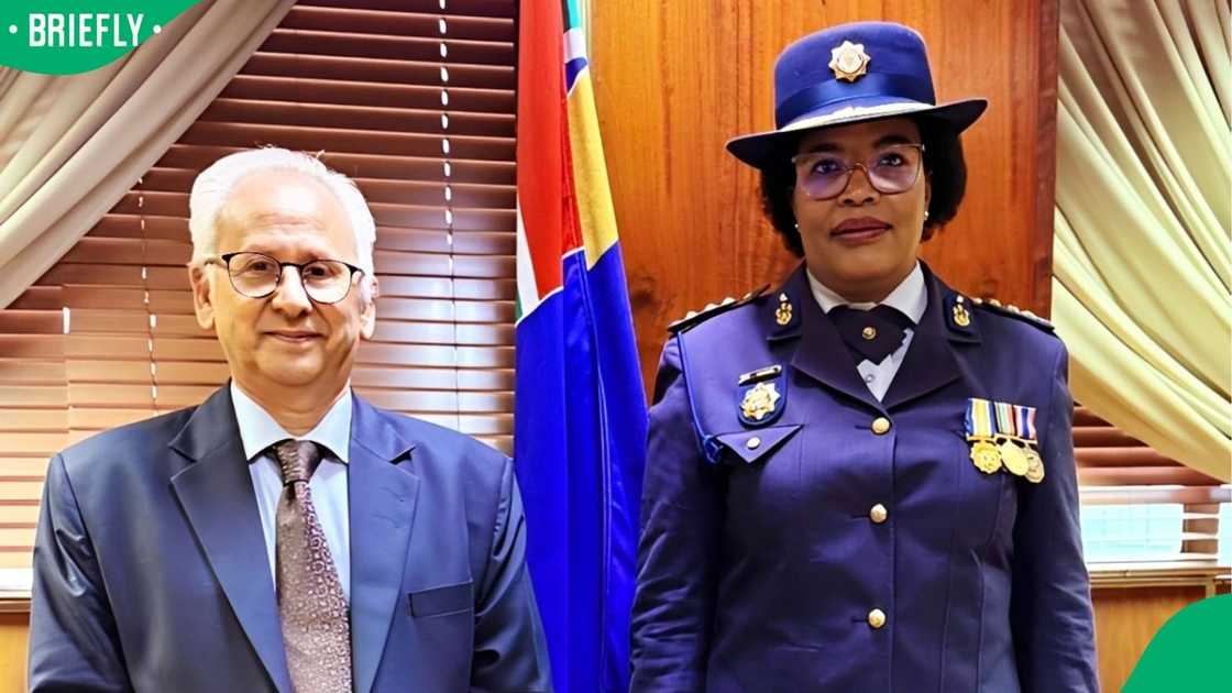 Professor Firoz Cachalia and Major General Puleng Dimpane